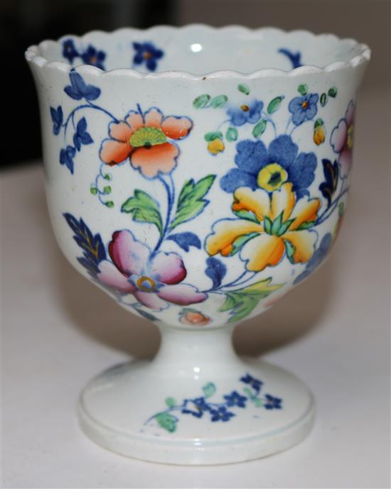 A 19th century stone china vase